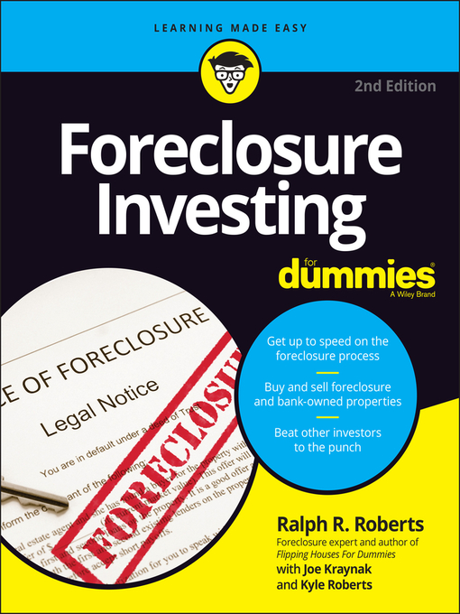 Title details for Foreclosure Investing For Dummies by Ralph R. Roberts - Available